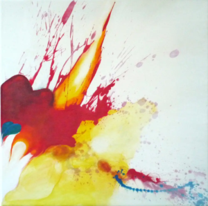 Wort im Bild, 2012, 50 × 50 cm Judith-Zila-Kunst-Kunsttherapie-Galerie-2012-Wort-im-Bild-50x50-Acryl