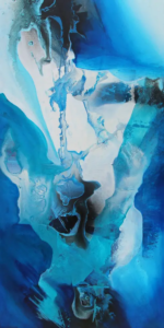 Faces, 2016, 50 × 100 cm Judith-Zila-Kunst-Kunsttherapie-Galerie-2016-Faces-50x100-Acryl-Mischtechnik
