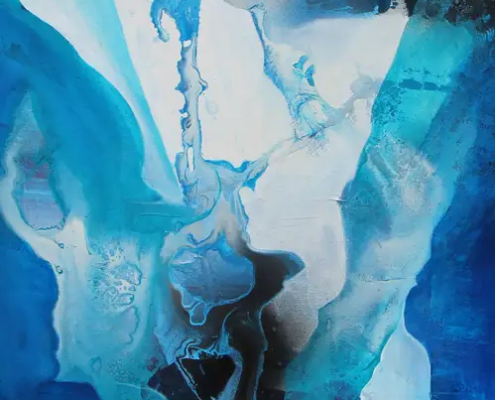 Faces, 2016, 50 × 100 cm Judith-Zila-Kunst-Kunsttherapie-Galerie-2016-Faces-50x100-Acryl-Mischtechnik
