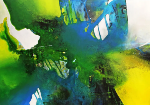 Titanic, 2017, 70 × 100 cm Judith-Zila-Kunst-Kunsttherapie-Galerie-2017-Titanic-70x100-Acryl-Mischtechnik