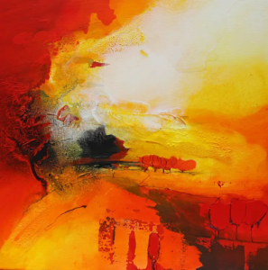 Toskana, 2017, 50 × 50 cm Judith-Zila-Kunst-Kunsttherapie-Galerie-2017-Toskana-50x50-Acryl-Mischtechnik