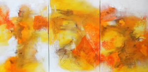 Und-doch..., 2020, Triptychon je 40 × 60 cm Judith-Zila-Kunst-Kunsttherapie-Galerie-2020-Und-doch...-Triptychon-je-40x60-Acryl-Mischtechnik