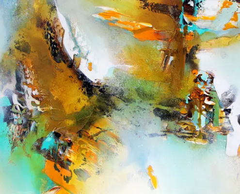 Albatros, 2023, 50 × 100 cm Judith-Zila-Kunst-Kunsttherapie-Galerie-2023-Albatros-50x100-Acryl-Mischtechnik