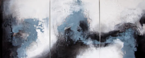 Inmitten der Übergänge, 2025, je 50 × 40 cm Judith-Zila-Kunst-Kunsttherapie-Galerie-2025-Inmitten-der-Übergänge-je-50x40-Acryl-Mischtechnik.