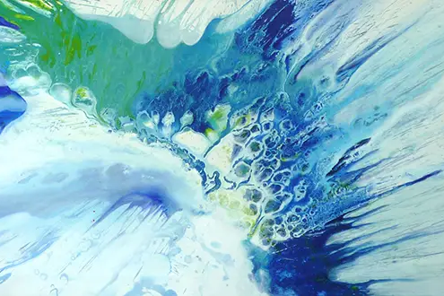 Judith-Zila-Kunst-Kunsttherapie-Galerie-2012-il-passaggio-50x150-Acryl. Verkauft