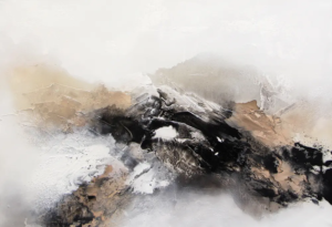 Gletscherträume, 2026, 70 × 100 cm Judith-Zila-Kunst-Kunsttherapie-Galerie-2026-Gletscherträume-70x100-Acryl-Mischtechnik
