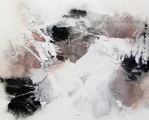 Zwischenzeiten, 2026, 60 × 70 cm Judith-Zila-Kunst-Kunsttherapie-Galerie-2026-Zwischenzeiten-60x70-Acryl-Mischtechnik