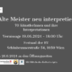 Alte Meister neu interpretiert
